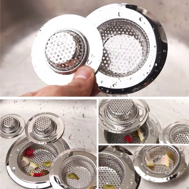 Lưới lọc rác inox không gỉ TRAMO - Phễu lọc rác thoát sàn nhà tắm, bồn rửa bếp, bồn rửa mặt, giảm giá 19.000 VND