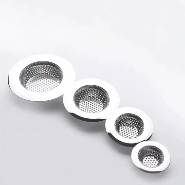Lưới lọc rác inox không gỉ TRAMO - Phễu lọc rác thoát sàn nhà tắm, bồn rửa bếp, bồn rửa mặt, giảm giá 19.000 VND