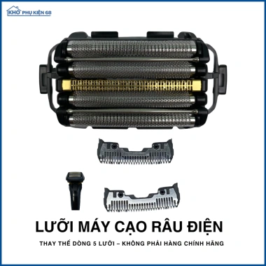 Lưỡi Máy Cạo Râu Điện 5 Lưỡi: Lưỡi Trong & Màng Lưỡi Ngoài, Giá Ưu Đãi 696.000₫