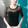Lưới Nhìn Modal Top Nữ Tay Năm Điểm - Áo Sơ Mi Đáy Gợi Cảm Mùa Hè 2.024 3