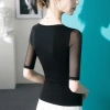 Lưới Nhìn Modal Top Nữ Tay Năm Điểm - Áo Sơ Mi Đáy Gợi Cảm Mùa Hè 2.024 5
