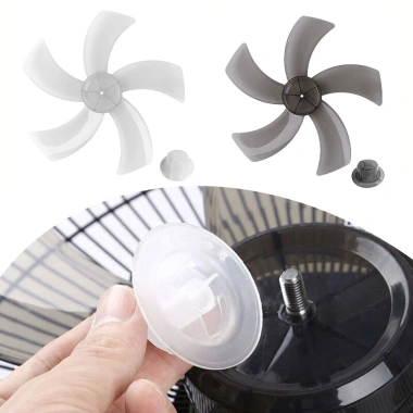 Lưỡi quạt nhựa gia dụng 12 Inch năm lá, nắp đai ốc bệt - Giá 52.103₫ 3
