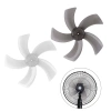 Lưỡi quạt nhựa gia dụng 12 Inch năm lá, nắp đai ốc bệt - Giá 52.103₫ 4