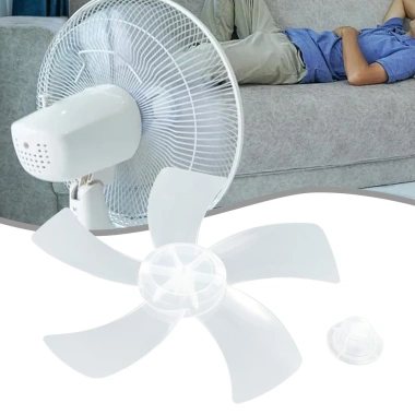 Lưỡi quạt nhựa gia dụng 12 Inch năm lá, nắp đai ốc bệt - Giá 52.103₫ 7