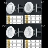 Lưới tản nhiệt van thoát khí NLINNI, van chiết xuất nhựa điều chỉnh, Louver treo tường 75-200mm - 68.200 VND 2
