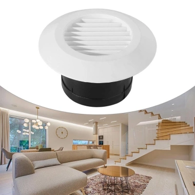 Lưới tản nhiệt van thoát khí NLINNI, van chiết xuất nhựa điều chỉnh, Louver treo tường 75-200mm - 68.200 VND