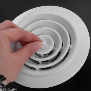 Lưới tản nhiệt van thoát khí NLINNI, van chiết xuất nhựa điều chỉnh, Louver treo tường 75-200mm - 68.200 VND