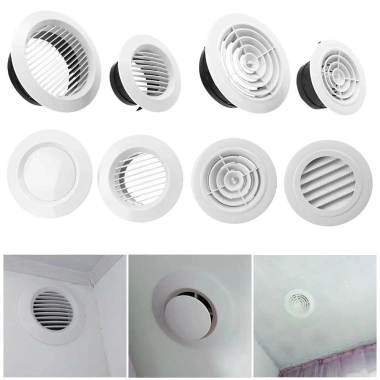 Lưới tản nhiệt van thoát khí NLINNI, van chiết xuất nhựa điều chỉnh, Louver treo tường 75-200mm - 68.200 VND