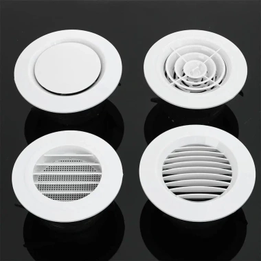 Lưới tản nhiệt van thoát khí NLINNI, van chiết xuất nhựa điều chỉnh, Louver treo tường 75-200mm - 68.200 VND