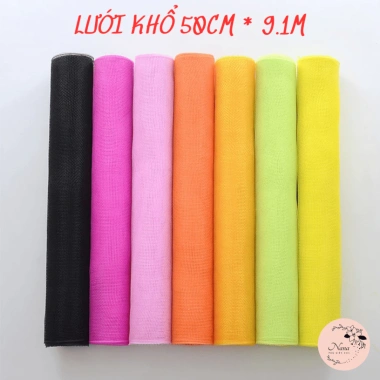 Lưới Thô Cứng Gói Hoa Cuộn 50cm-9.1m - Sang Trọng, Sắc Nét, Loại 1 Giá 13,720₫ 8