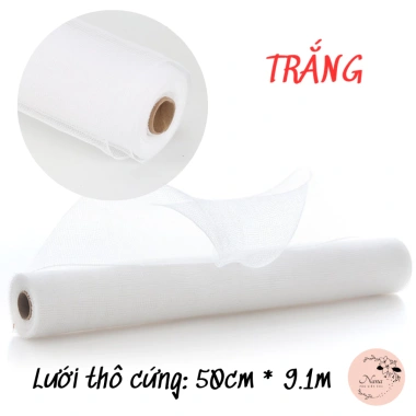 Lưới Thô Cứng Gói Hoa Cuộn 50cm-9.1m - Sang Trọng, Sắc Nét, Loại 1 Giá 13,720₫ 10