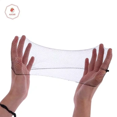 Lưới tóc đen co giãn 50 chiếc Size 30/50/60cm gói tóc vô hình giảm giá 64.000₫