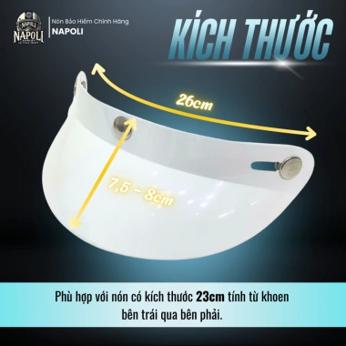 Lưỡi trai nhựa gắn mũ bảo hiểm đen dày mỏng - Giá chỉ 30.000, giảm từ 38.700