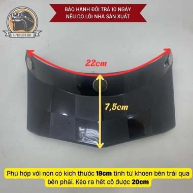 Lưỡi Trai Vuông Nhựa Gắn Mũ Bảo Hiểm - Nón Bảo Hiểm Đủ Màu Giá Ưu Đãi 43.990₫ 4