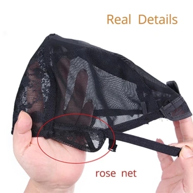 Lưới trùm tóc Mũ làm tóc giả có dây điều chỉnh, mũ trùm đầu - Giá 75.000 VNĐ