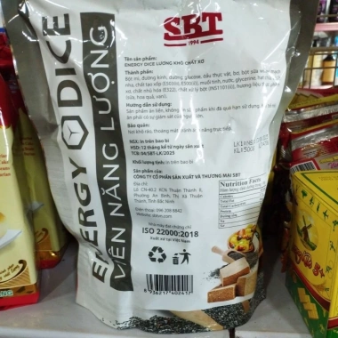 Lương khô chất xơ giảm đường, ít ngọt, bổ sung hạt chia SBT 500g - Giá chỉ 50.000đ
