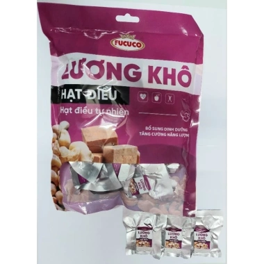 Lương khô hạt điều FUCUCO 370g 24 viên Hạt tự nhiên giá sỉ lẻ 45.000 VND