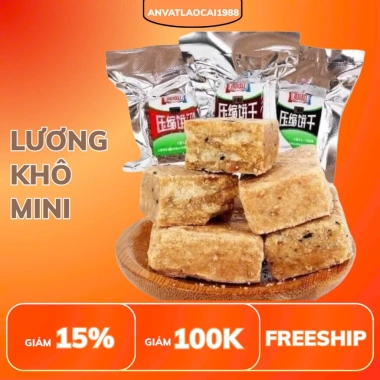 Lương khô mini 1Kg - Đồ ăn vặt nội địa chuẩn, thơm ngon, giảm giá 100k