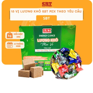 Lương Khô Mix 13 Vị SBT 1kg - Hương Vị Đa Dạng, Thơm Ngon, Tiết Kiệm Giá 180k