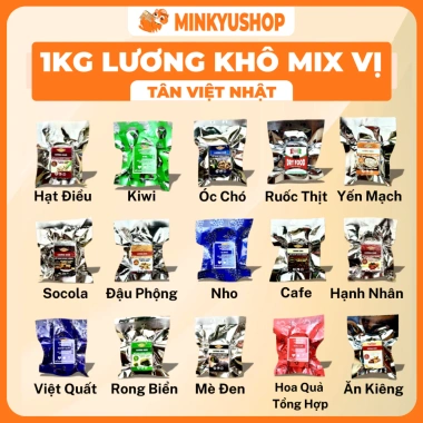 Lương Khô Mix 15 Vị Hạt Dinh Dưỡng Trái Cây - Bổ Năng Lượng Ăn Vặt Thay Bữa, Giá 127k 4 Lương Khô Mix 15 Vị Hạt Dinh Dưỡng Trái Cây - Bổ Năng Lượng Ăn Vặt Thay Bữa, Giá 127k 4