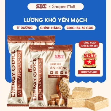 Lương Khô SBT 950g Vị Yến Mạch Giảm Đường Ít Ngọt - Chính Hãng Giá 136.500₫