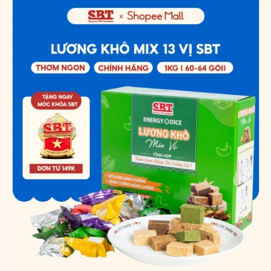 Lương khô SBT Mix 12 vị chay thơm ngon - Giàu dinh dưỡng, chỉ 75.000₫