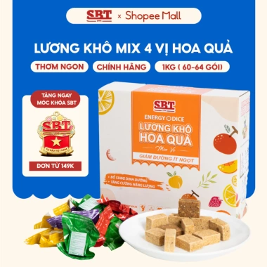 Lương khô SBT Mix 12 vị chay thơm ngon - Giàu dinh dưỡng, chỉ 75.000₫