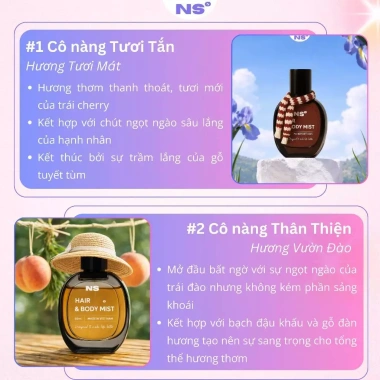 Lưu Hương 12H Nước Hoa Tóc & Cơ Thể Không Cồn Vitamin E Thơm Lâu Dịu Nhẹ An Toàn Giá Ưu Đãi 162.000đ
