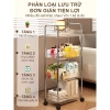 LUXE Xe Đẩy Spa Đa Năng - Kệ Đựng Đồ Trong Suốt Nhiều Tầng, Di Chuyển Dễ, Giá Chỉ 69.000 VND 6