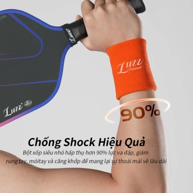 Luzz Vợt Pickleball Pro 4 Inferno MPP - Điểm Ngọt Lớn, Lõi Bền, Giá 8.1 Triệu