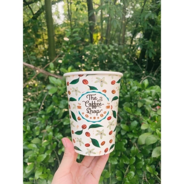 Ly giấy cafe 14oz 360ml 50 ly - Giữ nhiệt lâu, chống thấm cao cấp, chỉ 72.250₫