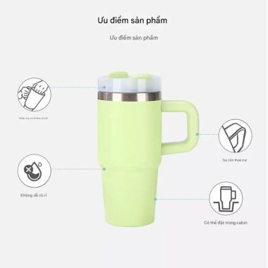 Ly Giữ Nhiệt 14oz Inox 304, Ống Hút, Tay Cầm, Cách Nhiệt 2 Lớp, Phong Cách Stanley Mini, Giá ưu đãi 180.000đ 9 Ly Giữ Nhiệt 14oz Inox 304, Ống Hút, Tay Cầm, Cách Nhiệt 2 Lớp, Phong Cách Stanley Mini, Giá ưu đãi 180.000đ 9