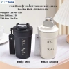 Ly giữ nhiệt 450ml khắc tên inox 316 hút chân không, sơn tĩnh điện - Xinh xắn, bền bỉ, tiện lợi