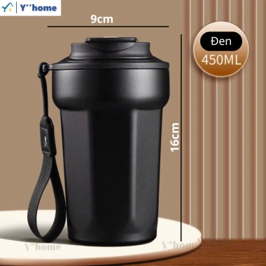 Ly giữ nhiệt 450ml khắc tên inox 316 hút chân không, sơn tĩnh điện - Xinh xắn, bền bỉ, tiện lợi 3