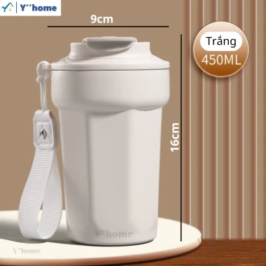 Ly giữ nhiệt 450ml khắc tên inox 316 hút chân không, sơn tĩnh điện - Xinh xắn, bền bỉ, tiện lợi 10