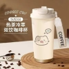 Ly giữ nhiệt cà phê Kitty lớn, ống hút, sinh viên thể thao - 100.000 VND 5