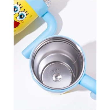 Ly giữ nhiệt cao cấp 800ml họa tiết hoạt hình - Giá ưu đãi 520k, giữ nóng lâu, chất liệu bền
