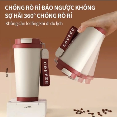 Ly Giữ Nhiệt Coffee 530ml Gốm Lót Inox 316 - Giữ Nhiệt 12h, An Toàn, Tân Cổ Điển 7 Ly Giữ Nhiệt Coffee 530ml Gốm Lót Inox 316 - Giữ Nhiệt 12h, An Toàn, Tân Cổ Điển 7