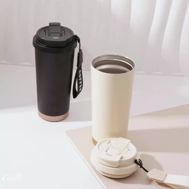 Ly giữ nhiệt đựng cà phê 530ml in logo mẫu mới 2.024 BGN41 giảm giá 149k 2