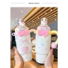 Ly Giữ Nhiệt Hello Kitty 900ml Inox 316, 8-10h, kèm ống hút, dễ thương cho nữ sinh viên 6