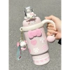 Ly Giữ Nhiệt Hello Kitty 900ml Inox 316, 8-10h, kèm ống hút, dễ thương cho nữ sinh viên 7