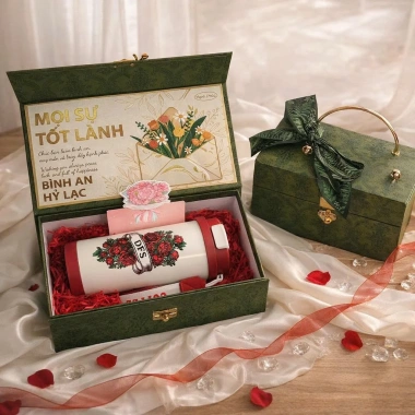 Ly Giữ Nhiệt Hoa Tiết Tết Quà Tết Doanh Nghiệp Bạn Bè Giá 309.000 Ưu Đãi 3