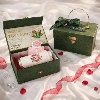 Ly Giữ Nhiệt Hoa Tiết Tết Quà Tết Doanh Nghiệp Bạn Bè Giá 309.000 Ưu Đãi 4
