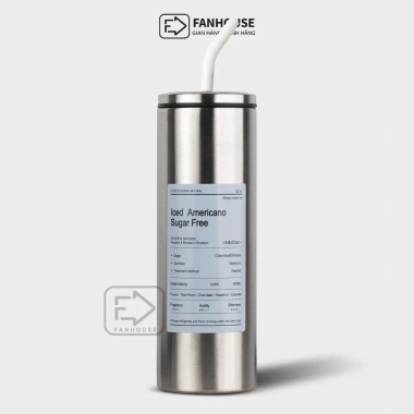 Ly giữ nhiệt Iced Americano 600ml inox khắc tên - Fan House tặng ống hút inox và cọ rửa 10 Ly giữ nhiệt Iced Americano 600ml inox khắc tên - Fan House tặng ống hút inox và cọ rửa 10