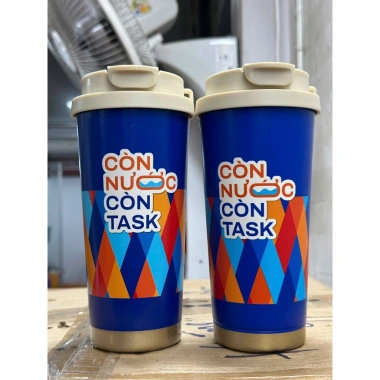 Ly giữ nhiệt inox 316 530ml, quai xách, in logo tùy chỉnh, giữ nhiệt 8‑10h - 175.000₫