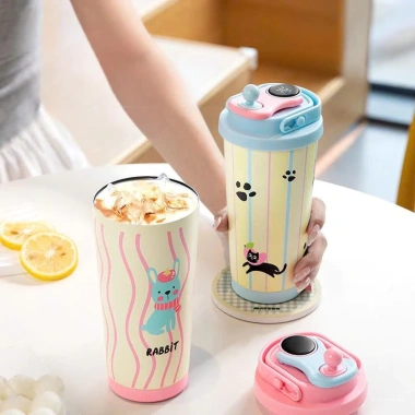 Ly Giữ Nhiệt Inox PET 530ml Màn Hình LED Hiển Thị Nhiệt Độ Cao Cấp Giá 119.000₫ 4