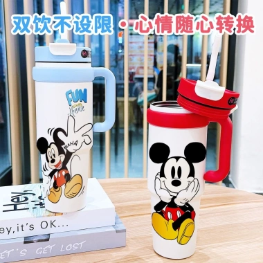 Ly giữ nhiệt khổng lồ cho nam nữ - Ly đá lớn có ống hút, ly du lịch giữ lạnh, giảm giá 18.5k (225.7k) 3