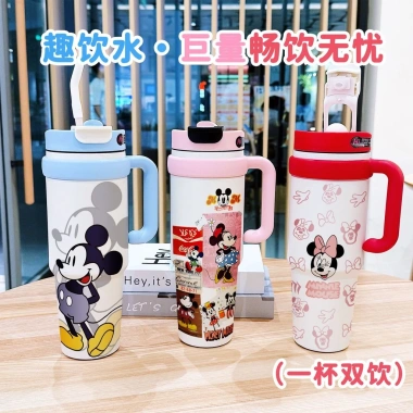 Ly giữ nhiệt khổng lồ cho nam nữ - Ly đá lớn có ống hút, ly du lịch giữ lạnh, giảm giá 18.5k (225.7k) 4