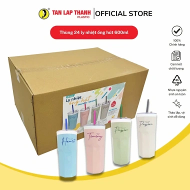 Ly giữ nhiệt mix đủ màu Tân Lập Thành - chất lượng cao, thịnh vượng, giá 539k