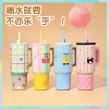 Ly giữ nhiệt Mochi 710ml POP có quai xách, in tên Fan House, Inox 316, giữ nóng 12h